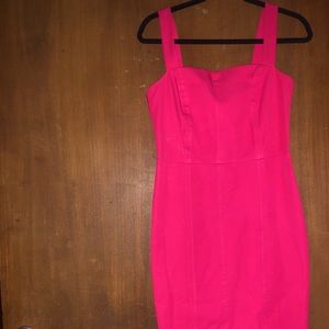 Hot Pink Pencil Dress